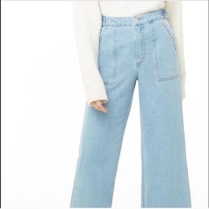 High Waisted Wide Leg Jeans